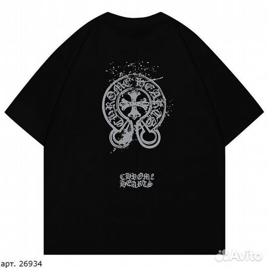 Футболка Chrome Hearts Черная