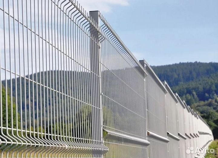 Забор из 3D сетки работа по договору под ключ