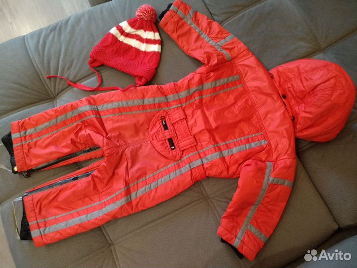 Комбинезон демисезонный 86+6 и шапка
