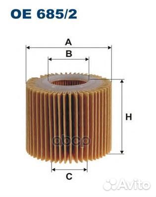 Фильтр масляный Toyota/Filtron/ OE6852 Filtron