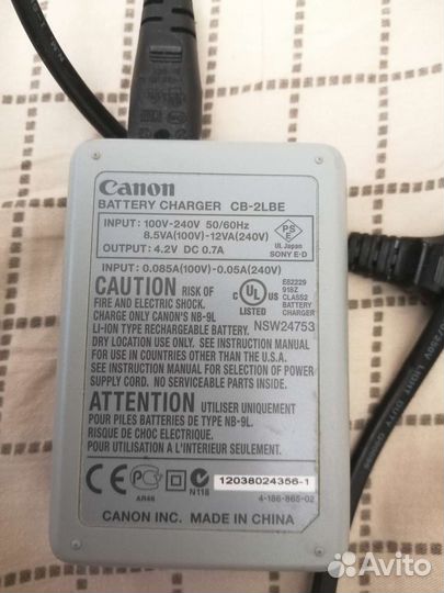 Зарядное устройство для Canon