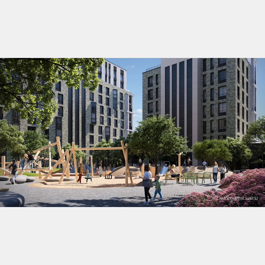 3-к. квартира, 90,7 м², 1/10 эт.