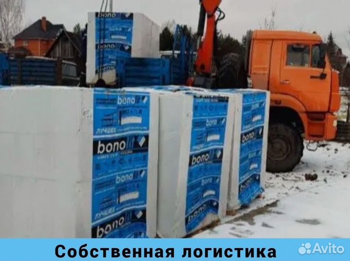 Пеноблоки (Газобетонные блоки) Bonolit D600 и D400