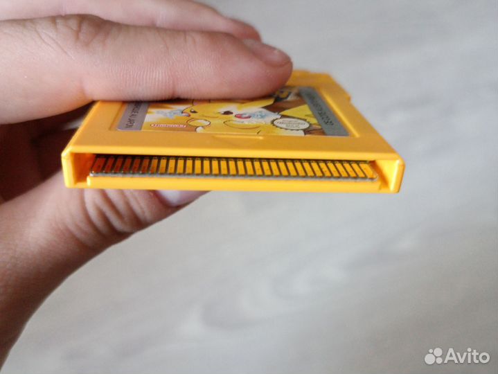 Картридж Nintendo Game boy color Pokemon yellow
