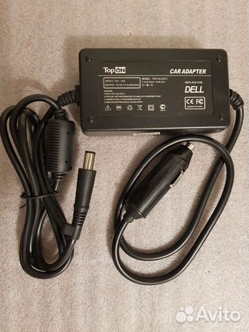 Автомобильный блок питания для ноутбука dell