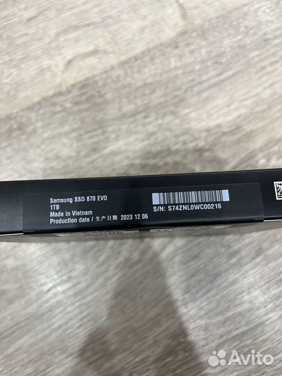 Ssd samsung 870 evo 1tb