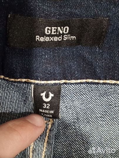 Джинсы True religion geno relaxed slim