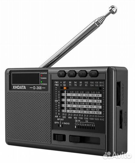 Карманный радиоприемник xhdata D-368 black