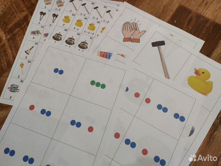 Пособие на развитие слухового внимания 