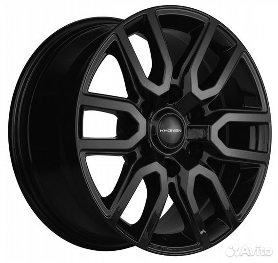 Khomen 1723 : 8x17 6*139,7 Et:38 Dia:67,1 Black