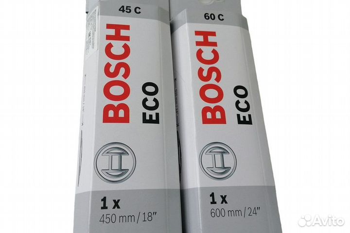 Дворники щётки Bosch Eco 60 + 45 см под крюк