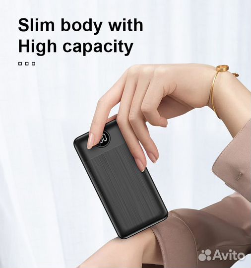 Power Bank OEM Simple Trade 20000mAh Black