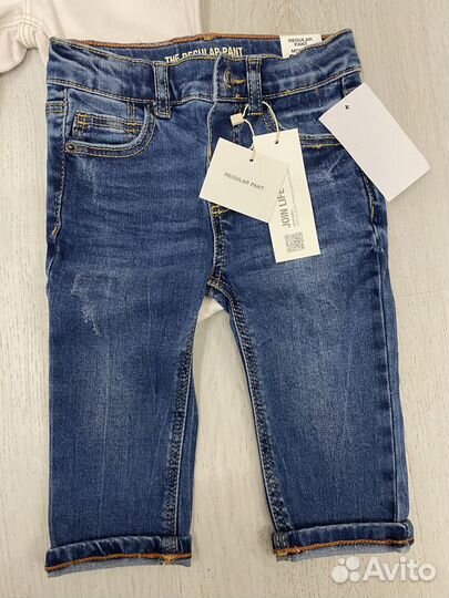 Джинсы Zara, Ralph Lauren, 9-12 мес