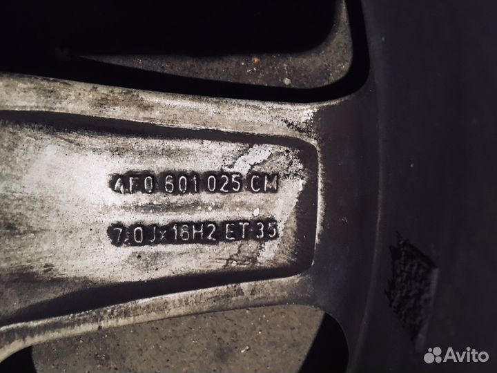 Литые диски r16 на audi