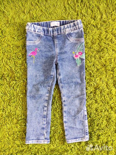 Джинсы для девочки 98