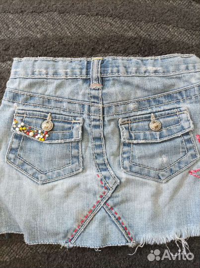 Юбка джинсовая