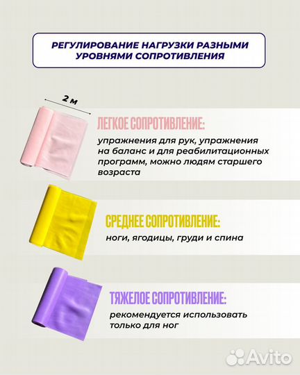 Фитнес резинки (набор)