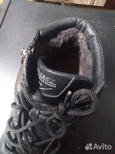 Ботинки зимние натуральная кожа,мех