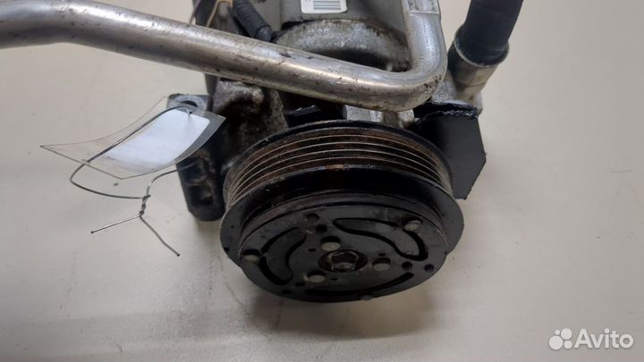 Компрессор кондиционера Fiat 500 2007