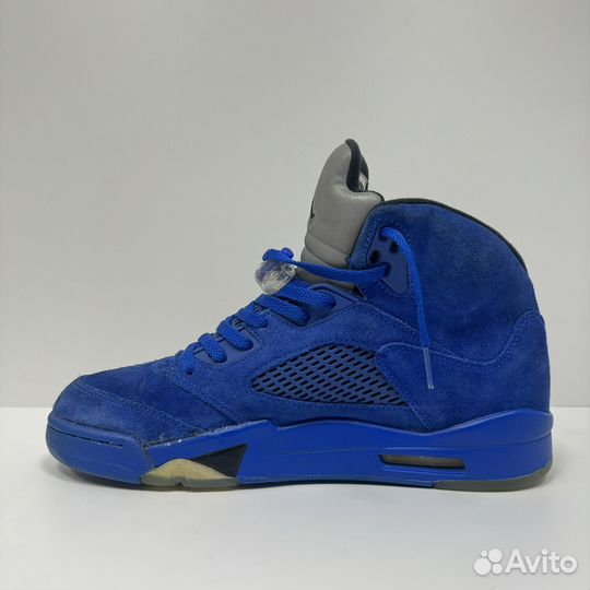 Кроссовки Nike Air Jordan 5 Blue Suede