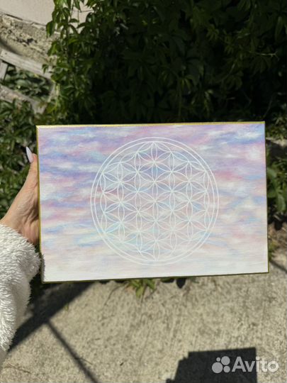 Картина Цветок жизни акрил