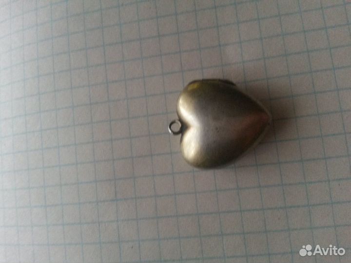 Кулон локет серебро