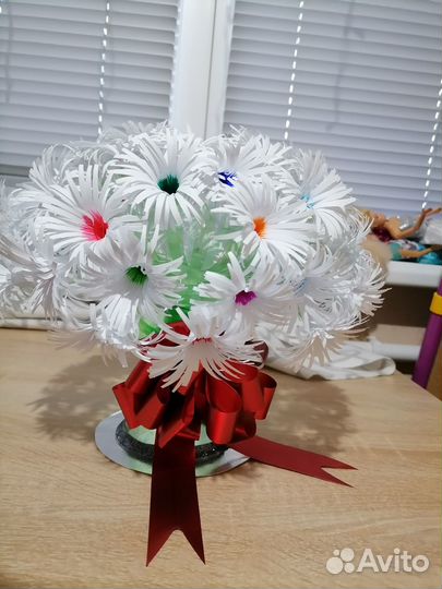 Поделка. Букет цветов в вазе