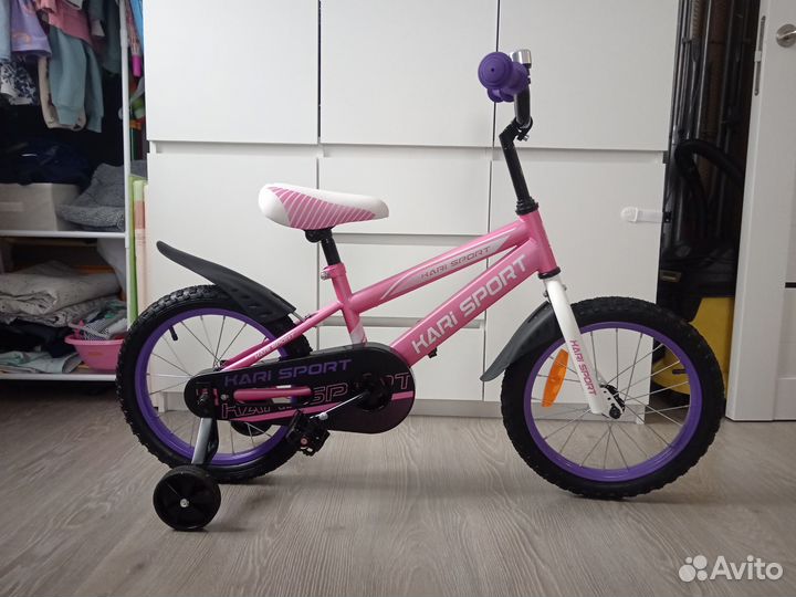 Велосипед для девочки 16