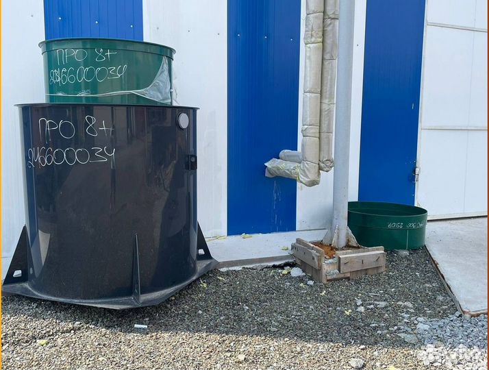 Септик без откачки от производителя + монтаж