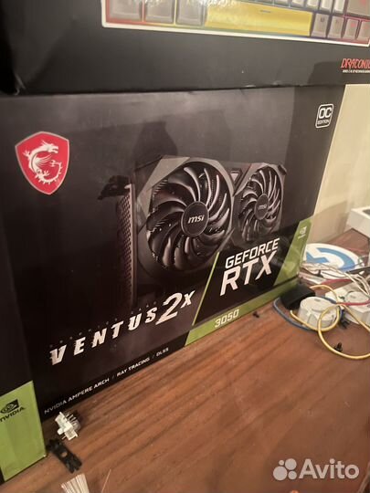 Видеокарта Rtx 3050 msi ventus 2x