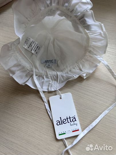 Шляпа шапка чепчик Aletta для новорожденных