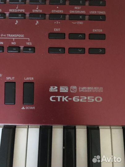 Синтезатор Casio ctk 6250