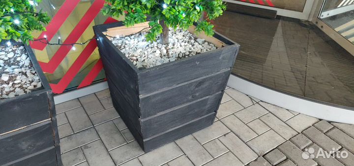 Кашпо для цветов и деревьев ручная работа