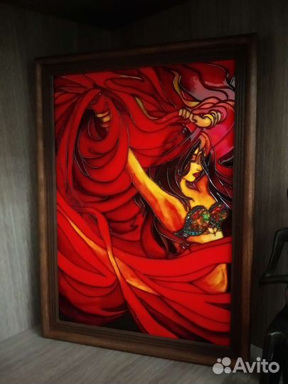 Витражная роспись, картина, панно 