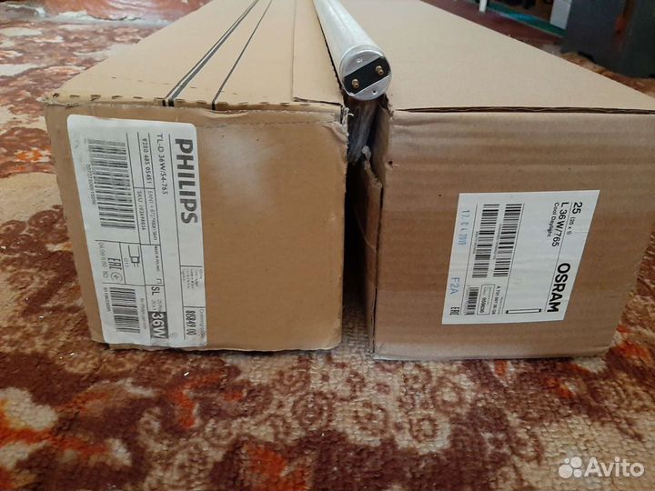 Лампы дневного света Philips, Osram