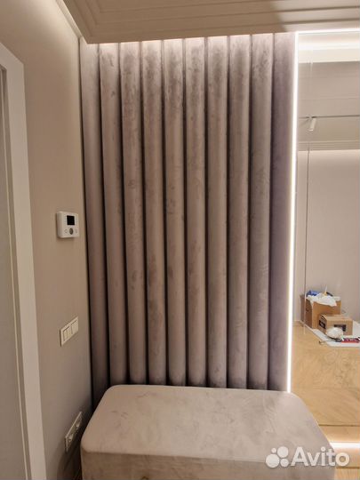 Мягкие стеновые панели в прихожей