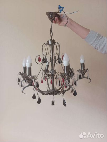 Люстра потолочная бу