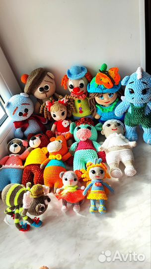 Вязаные игрушки ручной работы