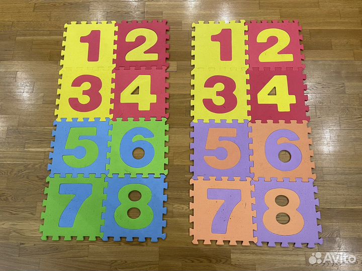 Детский коврик-пазл