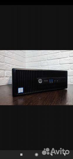 HP prodesk 400 G3 Core I3 6Th/Озу 8гб/SSD+HDD