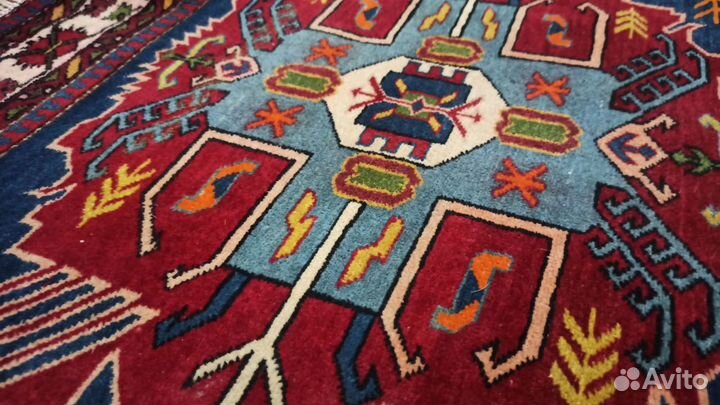 Антикварный ковер килим шерсть 30-40е годы