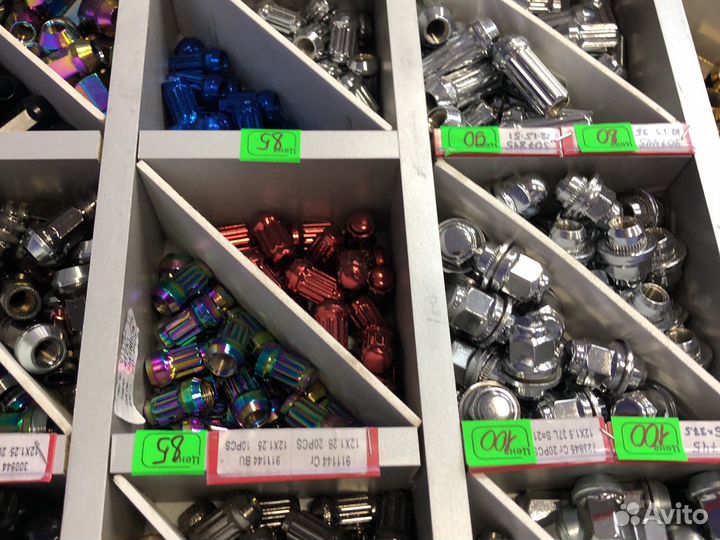 Колёсный крепеж, гайки для дисков