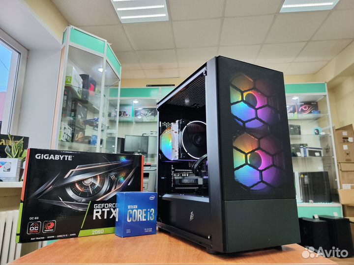 Ультрамощный i3-12100f/ GeForce GTX1660Ti 6Gb/ SSD