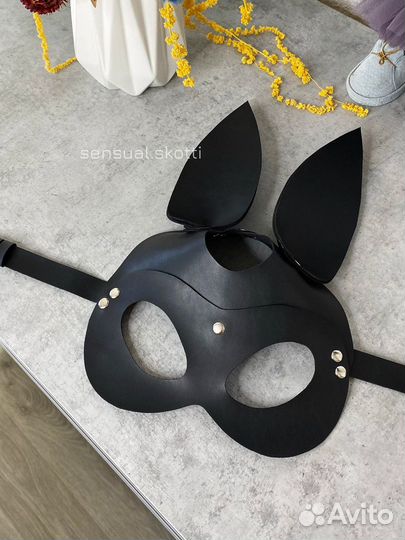 Маска кошки, маска зайки