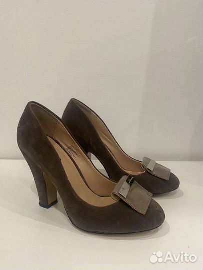 Туфли замшевые женские