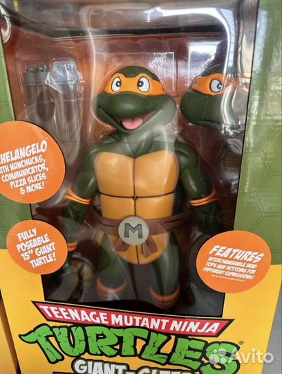 Neca Нека Черепашка ниндзя turtles большой размер
