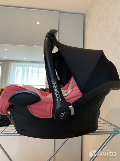 Автолюлька maxi cosi с базой isofix