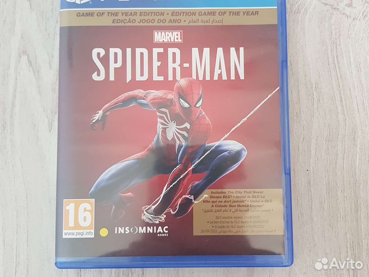 Игра на ps4 человек паук