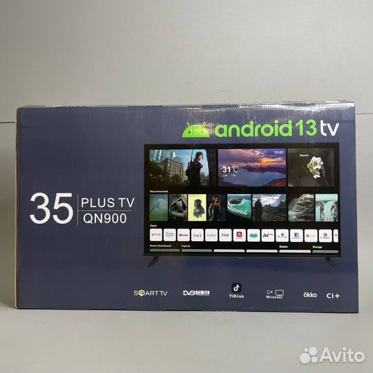 32'' SMART (Андроид 13) Телевизор QN900 Plus TV