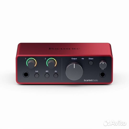 Focusrite Scarlett Solo 4th Gen звуковая карта